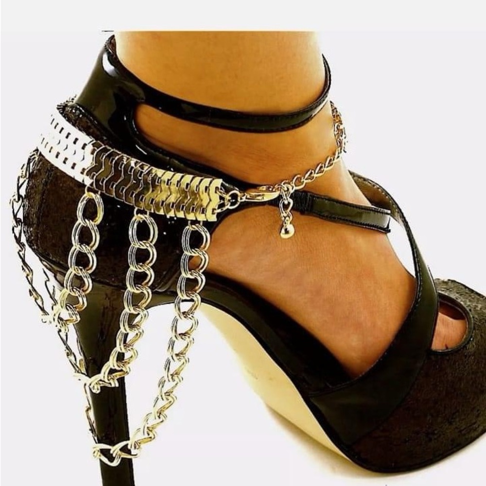 Ankle Gold Chain - Picture 2 of 2